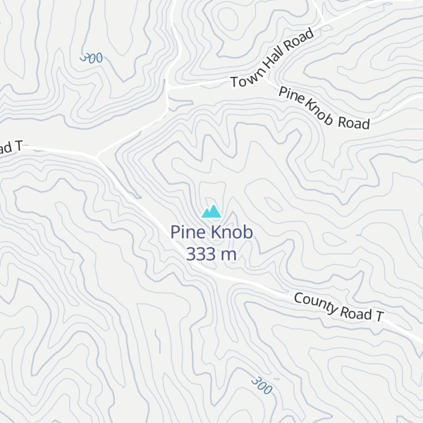 Map of Pine Knob
