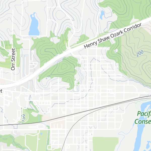Map of Sand Mountain