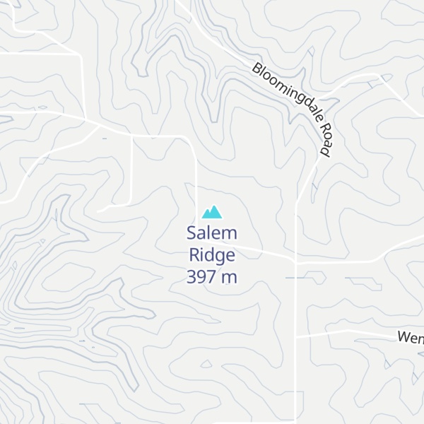 Map of Salem Ridge