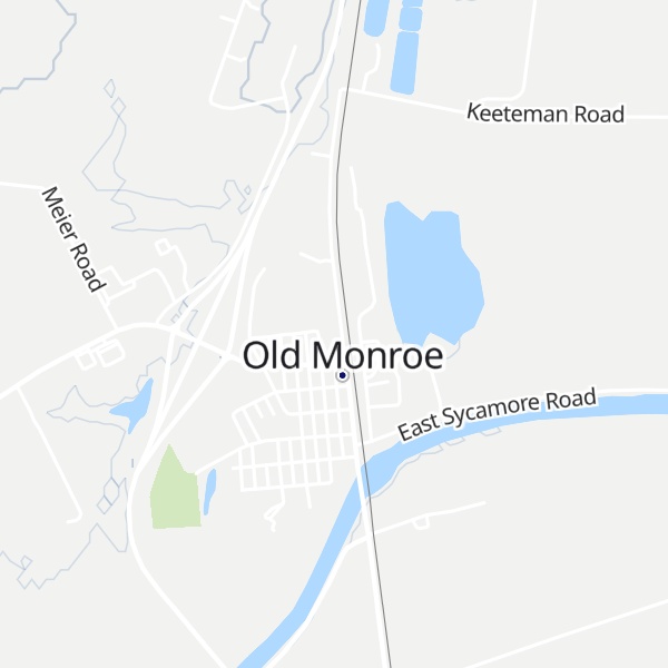 Map of Old Monroe Mounds