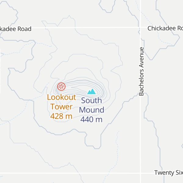 Map of South Mound