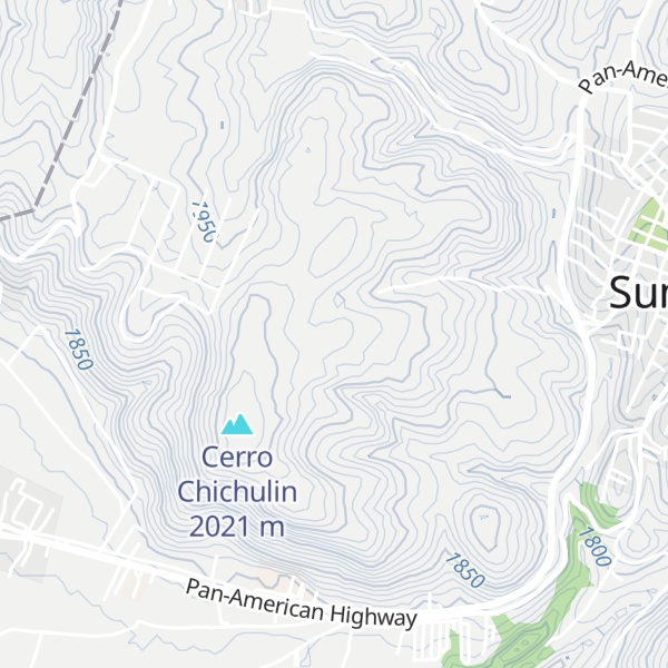 Map of Cerro La Campana