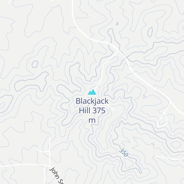 Map of Blackjack Hill