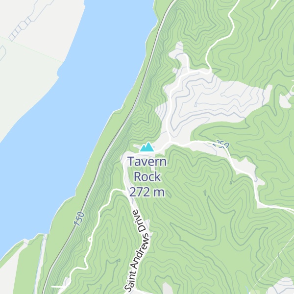 Map of Tavern Rock