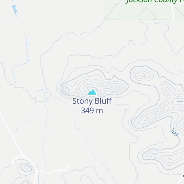 Map of Stony Bluff