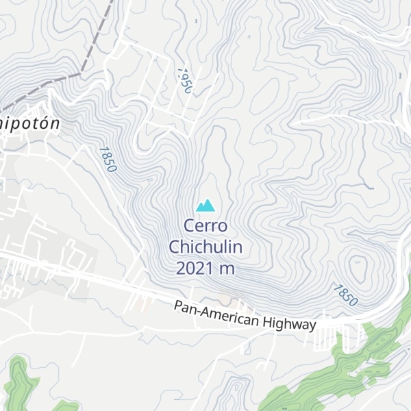 Map of Cerro Chichulin