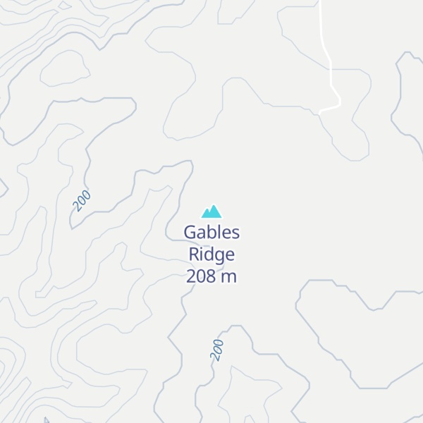 Map of Gables Ridge