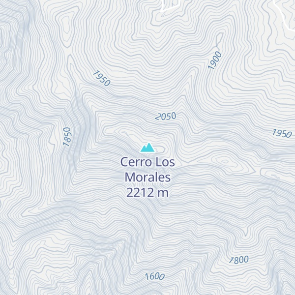 Map of Cerro Los Morales