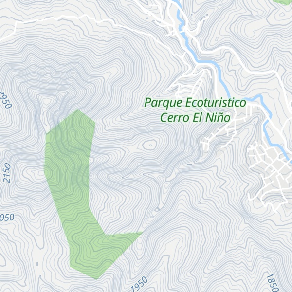 Map of Cerro El Niño