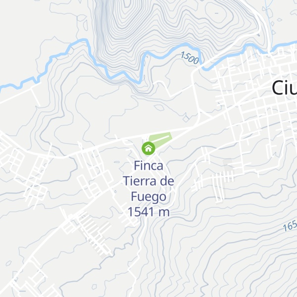 Map of Finca Tierra de Fuego