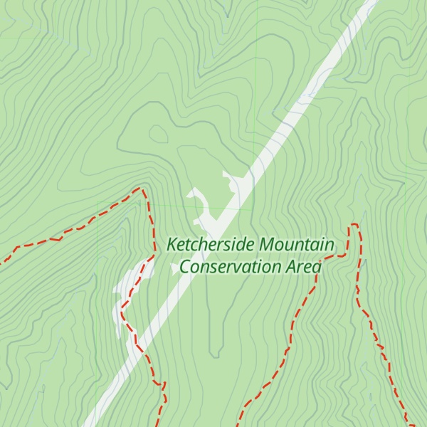 Map of Proffit Mountain
