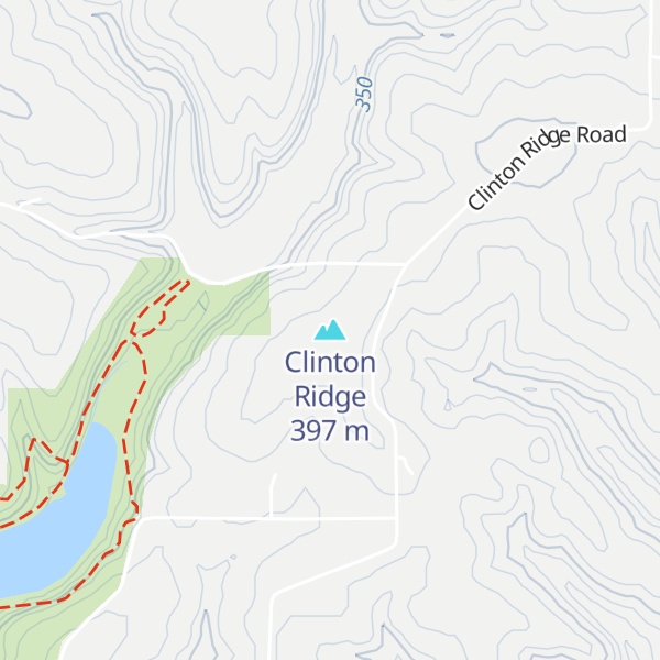 Map of Clinton Ridge