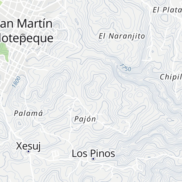 Map of Cerro Chochic