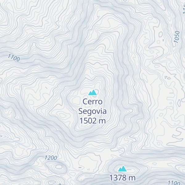 Map of Cerro Segovia