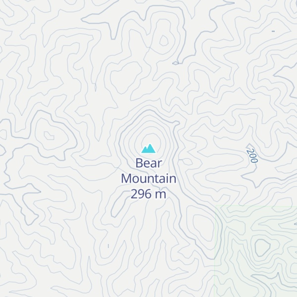 Map of Bear Mountain