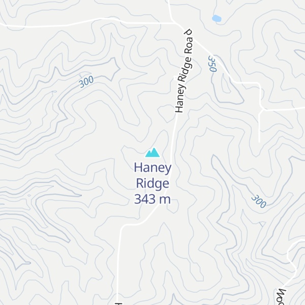 Map of Haney Ridge