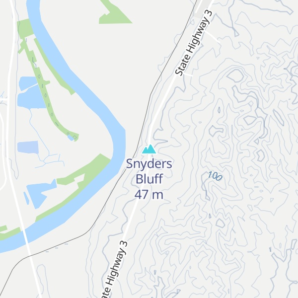 Map of Snyders Bluff