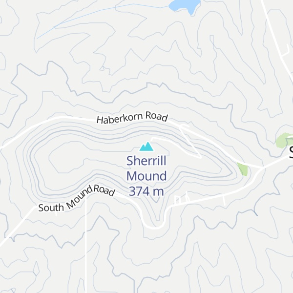 Map of Sherrill Mound