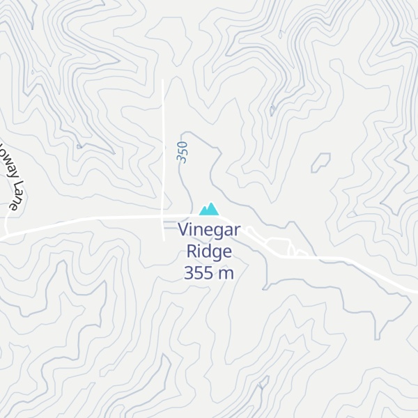 Map of Vinegar Ridge
