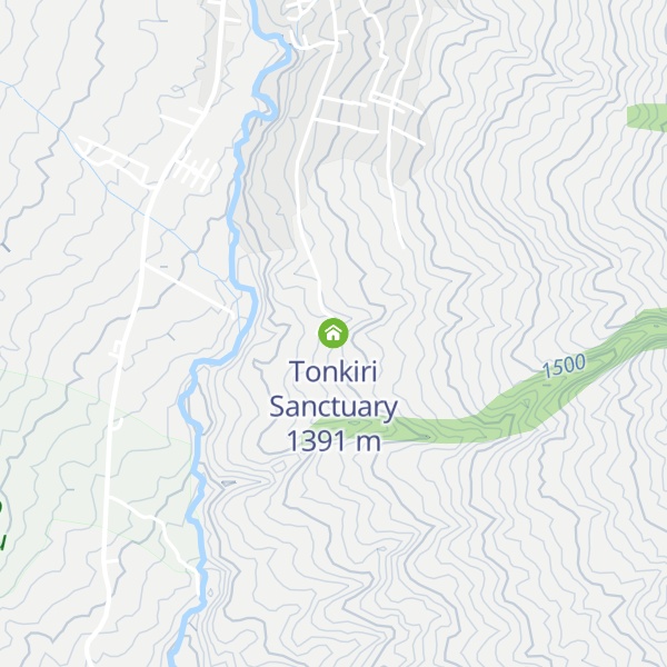 Map of Tonkiri Sanctuary