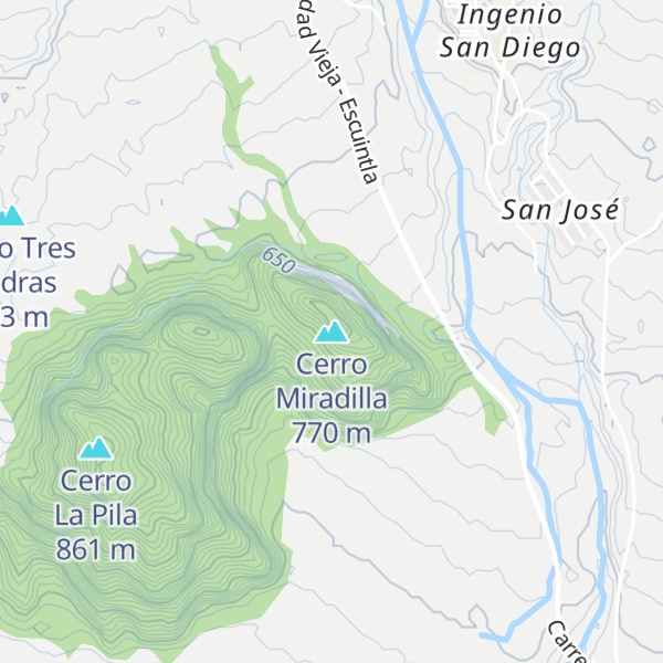 Map of Cerro Miradilla