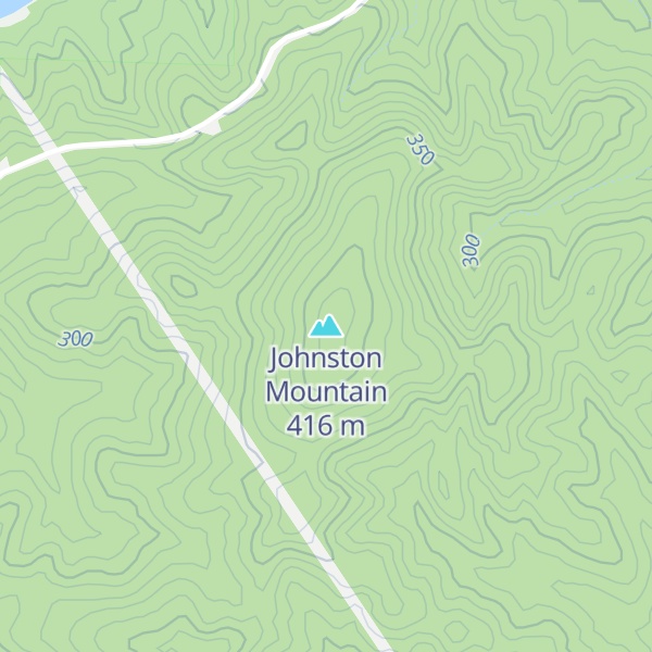 Map of Johnston Mountain