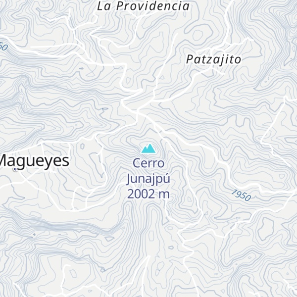 Map of Cerro Junajpú