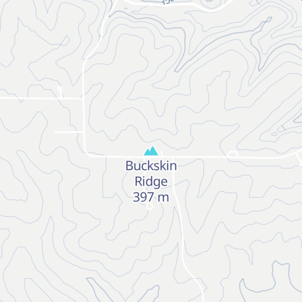 Map of Buckskin Ridge