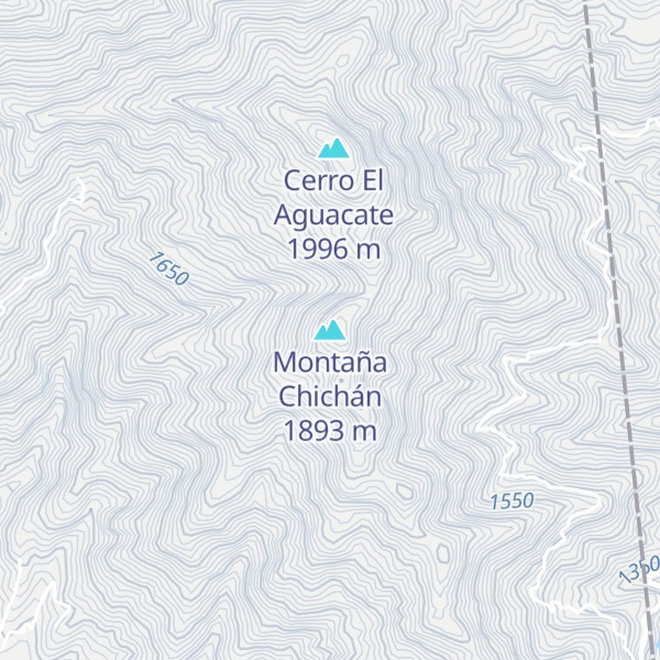 Map of Montaña Chichán