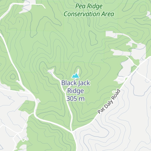 Map of Black Jack Ridge