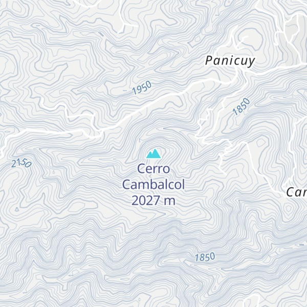 Map of Cerro Cambalcol