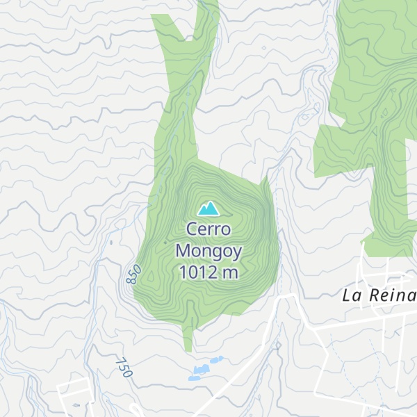 Map of Cerro Mongoy