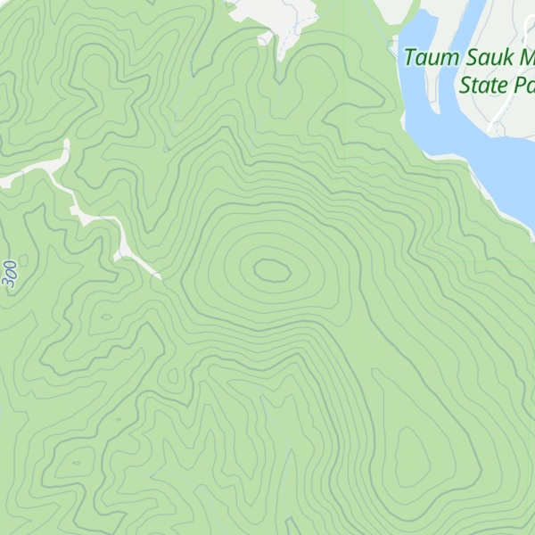 Map of Lee Mountain