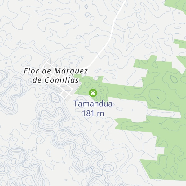 Map of Tamandua