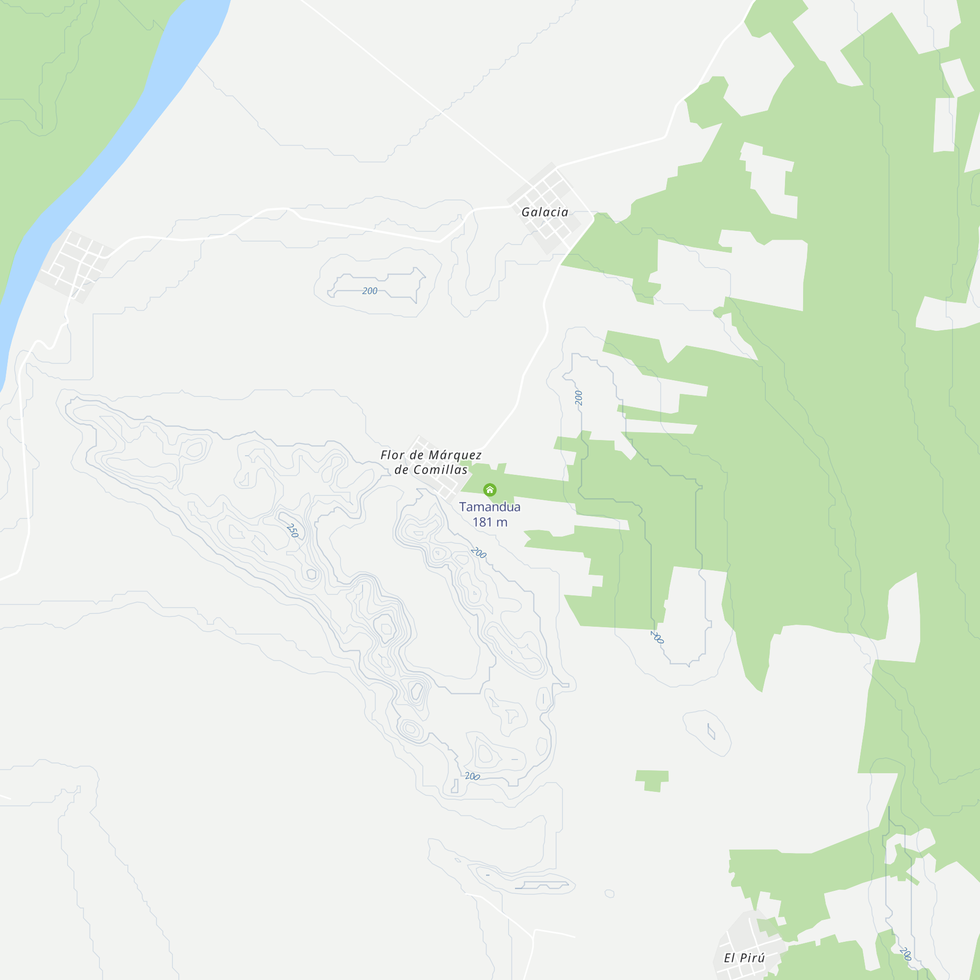 Tamandua map