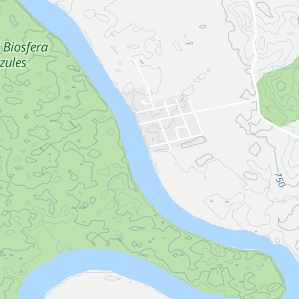 Map of El retono