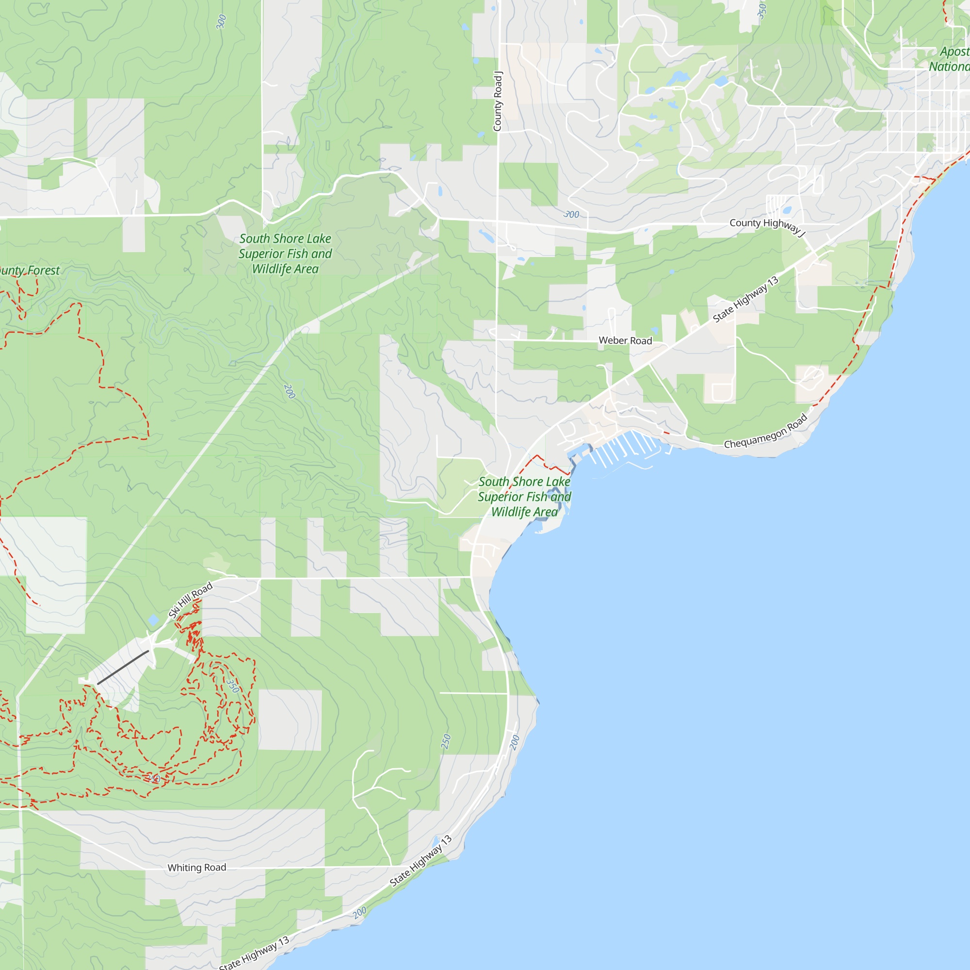 Les Voigt Fish Hatchery Visitor Center map