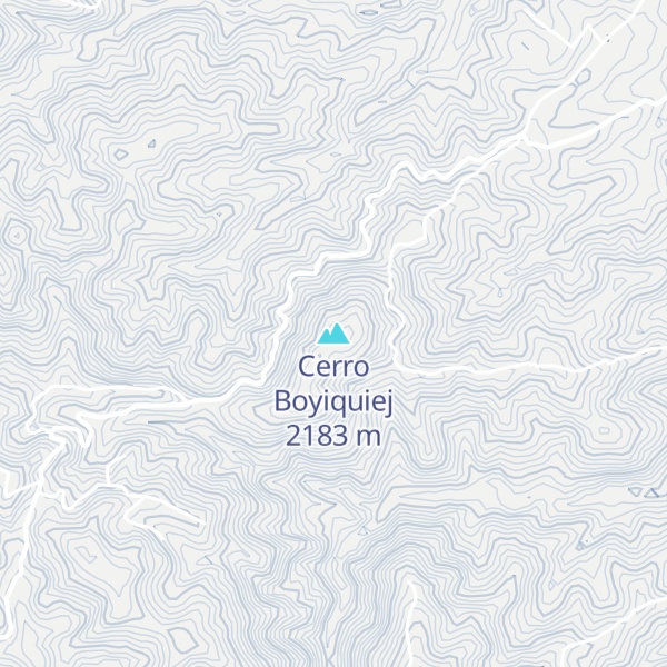 Map of Cerro Boyiquiej