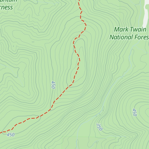 Map of Bell Mountain