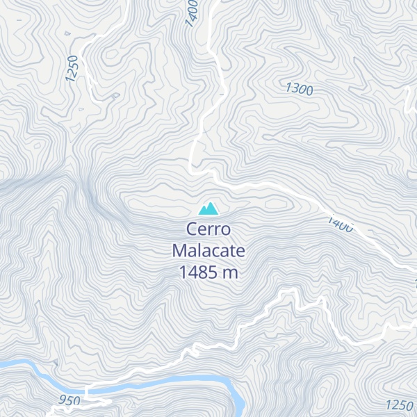 Map of Cerro Malacate