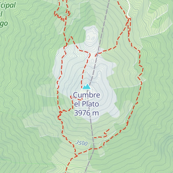 Map of Cumbre el Plato