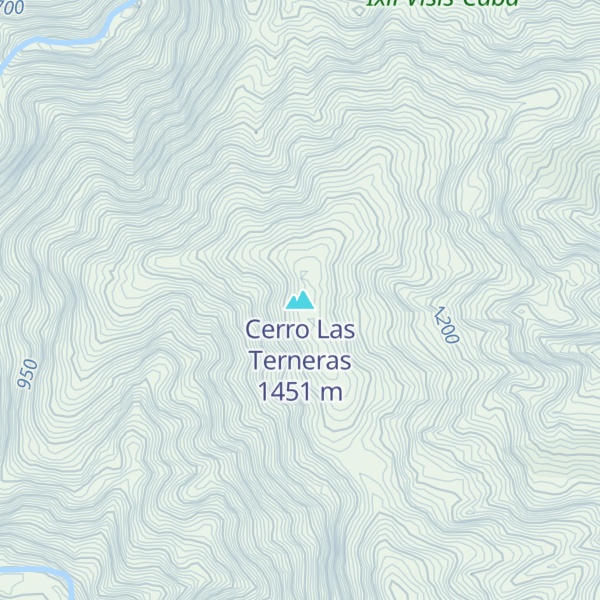 Map of Cerro Las Terneras