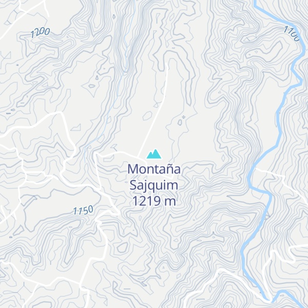Map of Montaña Sajquim