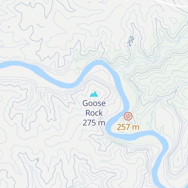 Map of Goose Rock