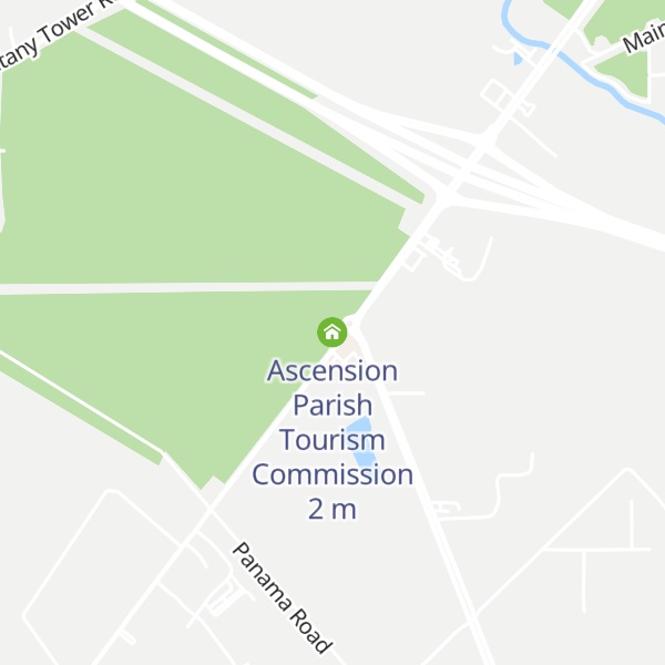 Map of Ascension Parish Tourism Commission
