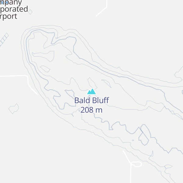 Map of Bald Bluff