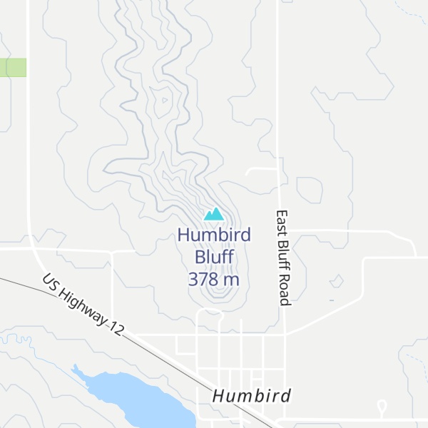 Map of Humbird Bluff
