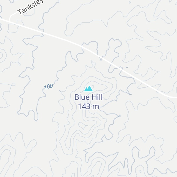 Map of Blue Hill