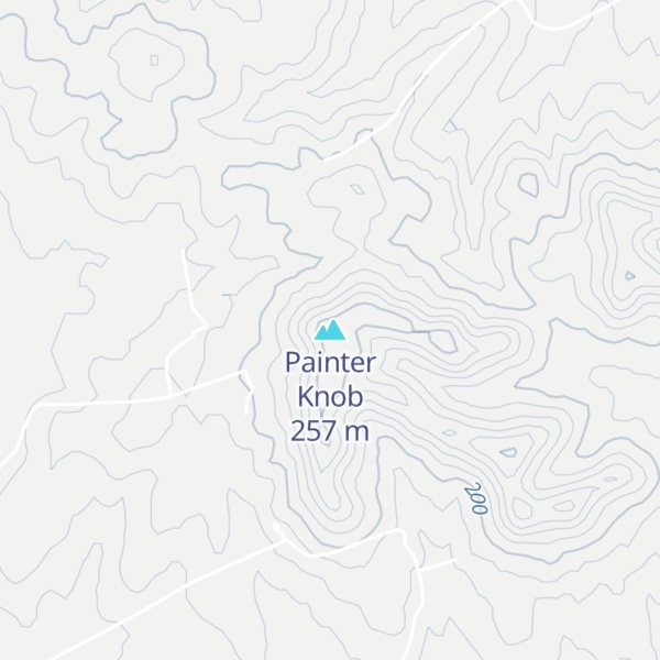 Map of Painter Knob