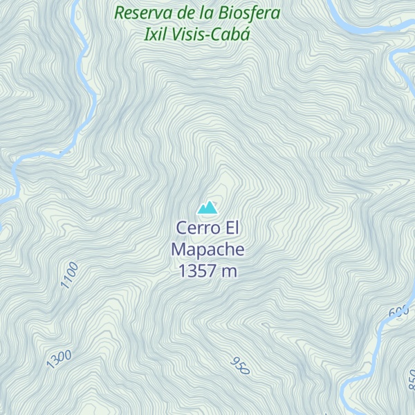 Map of Cerro El Mapache